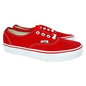 plain red vans